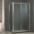 Salle de douche coulissante en verre trempé avec panneau latéral Hh-1382